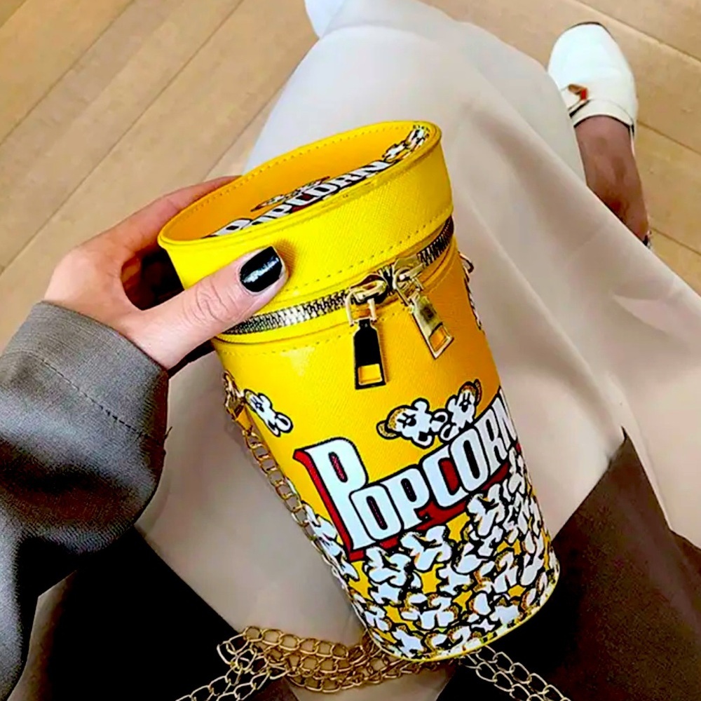 Popcorn-Shaped Novelty Bag Crossbody NWOT​
